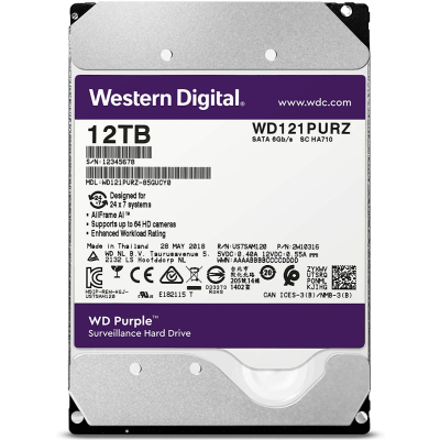 HD 3.5" 12TB WD PURPLE