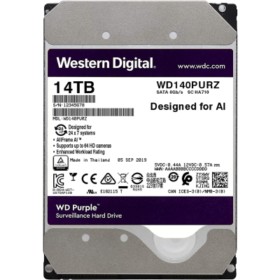 HD 3.5" 14TB WD PURPLE