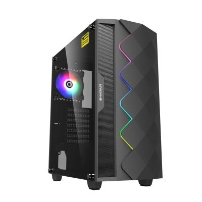 Gabinete Gamer Magnum Tech 235GM (Sin Fuente/no incluye fan cooler trasero)