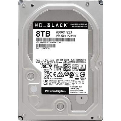 HD 3.5" 8TB WD BLACK