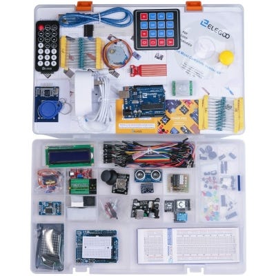 KIT DE PROGRAMACIÓN ARDUINO UNO R3 - COMPLETO