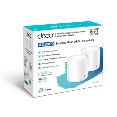 Sistema Tp Link Mesh Wifi6 AX3000 Pack x 2