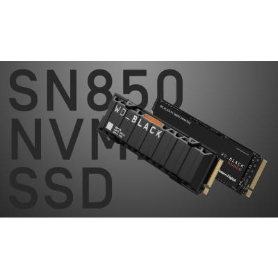 SSD WD Black 500GB NS850 C/Disipador M.2 PCIe NVME 