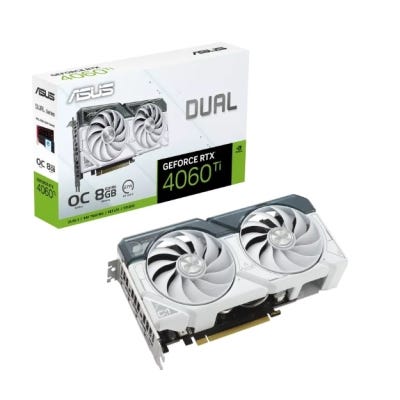 Video Asus  Dual-rtx4060ti-o8g withe