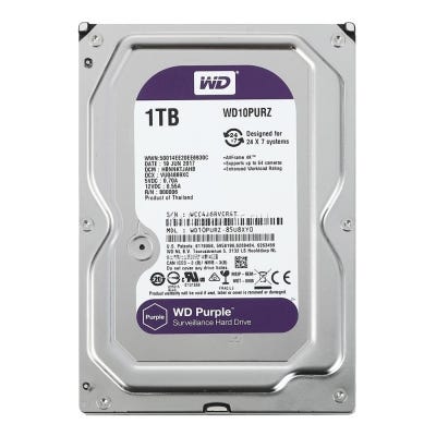 HD SATA III 1TB WD PURPLE