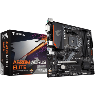 Mother Gigabyte A520M Aorus Elite