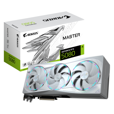 Placa de Video Gigabyte Aoruas RTX5080 Master ICE 16G