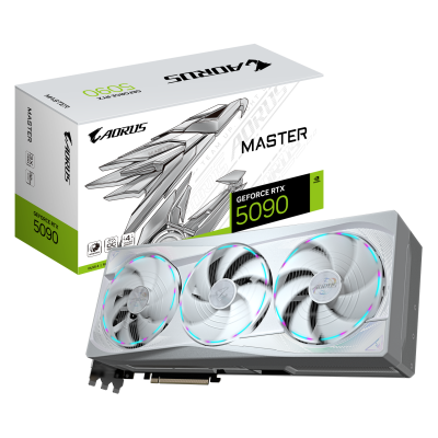 Placa de Video Gigabyte Aorus RTX5090 Master ICE 32G
