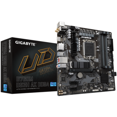 Mother Gigabyte B760M DS3H AX DDR4 (Intel 1700/DDR4)