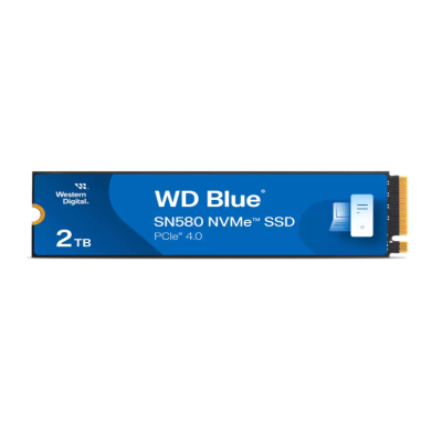 SSD WD 2TB SN580 Blue NVMe Gen3 PCIe