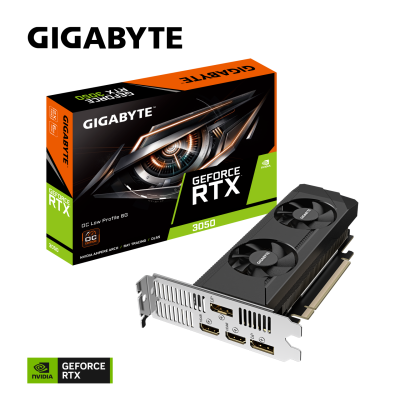 Placa de video Gigabyte GeForce RTX™ 3050 OC Low Profile 6G