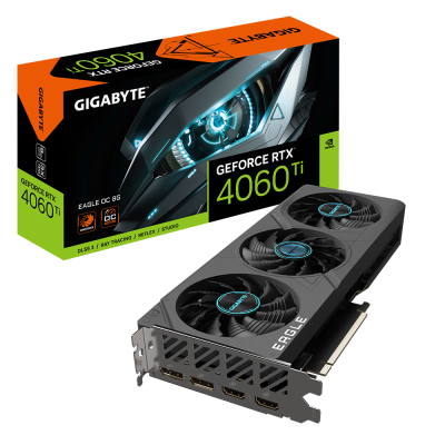 Placa de video Gigabyte RTX 4060 Ti Eagle OC 8G