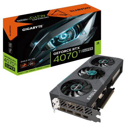 Placa de video Gigabyte GeForce RTX™ 4070 Ti Super Eagle OC 16G