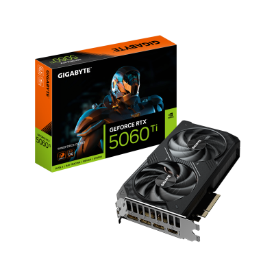Placa de Video Gigabyte RTX 5060TI Windforce OC 16G