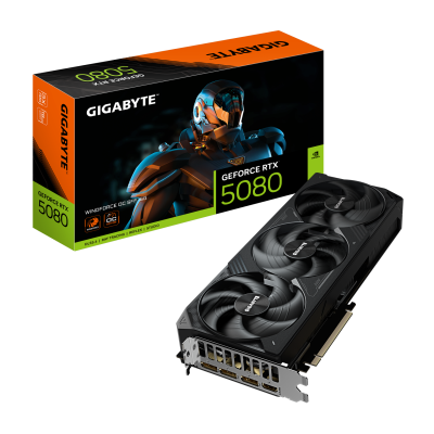 Placa de Video Gigabyte RTX 5080 Windforce OC 16GB