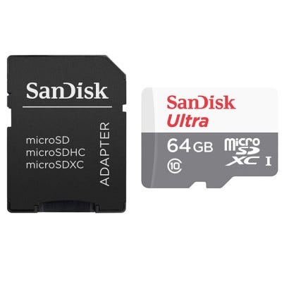 Memoria Micro SD Sandisk 64Gb Ultra UHS 100Mb/AD