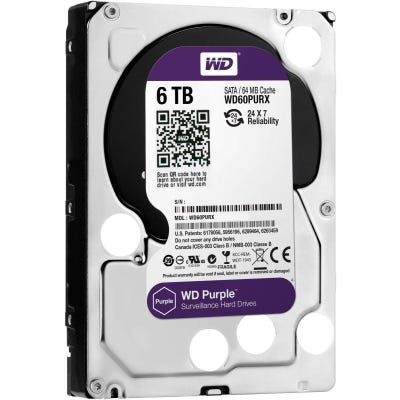 HD SATA III 6TB WD PURPLE
