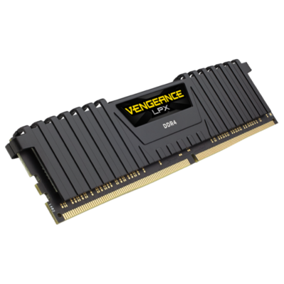 Memoria Corsair 8GB D4 DIMM 2666 Vengeance LPX Black