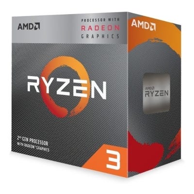Microprocesador AMD Ryzen 3 3200G AM4 con video y cooler