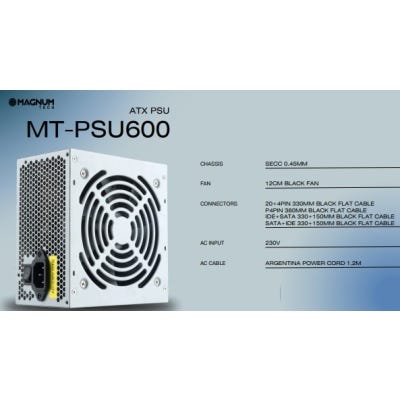 FUENTE MAGNUMTECH MT-PSU600