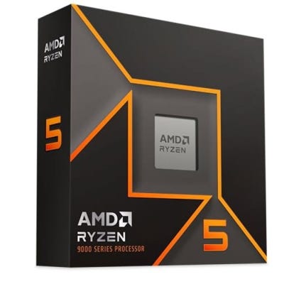 Microprocesador AMD Ryzen 5 9600X AM5 Con video-Sin cooler