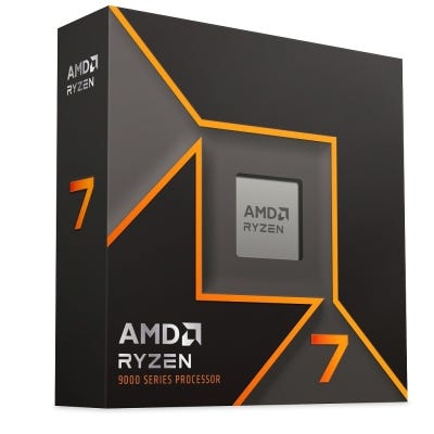 Microprocesador AMD Ryzen 7 9700X AM5 Con video-Sin cooler