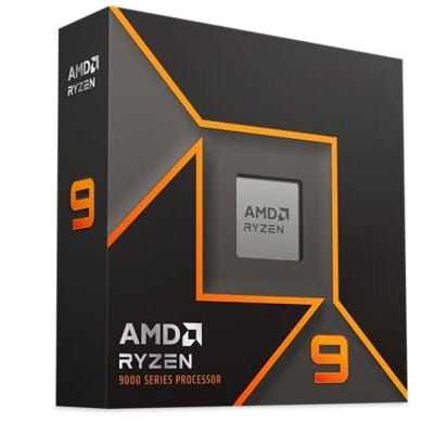 Microprocesador AMD Ryzen 9 9950X3D AM5 Con video, sin cooler
