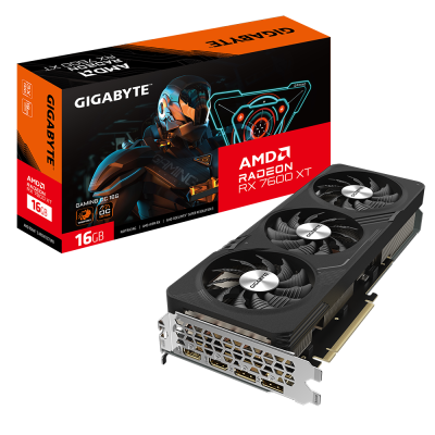 Placa de video Gigabyte Radeon RX 7600 XT Gaming OC 16
