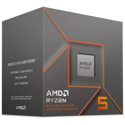 Microprocesador AMD Ryzen 5 8600G AM5 Con video y cooler