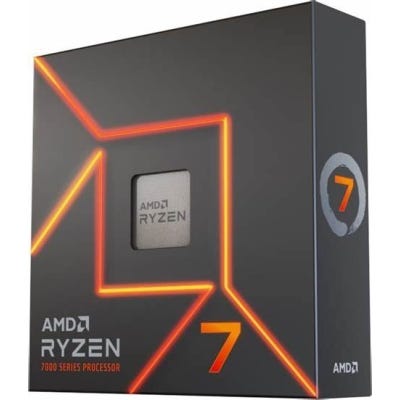 Microprocesador AMD Ryzen 7 7700 AM5 con video y cooler