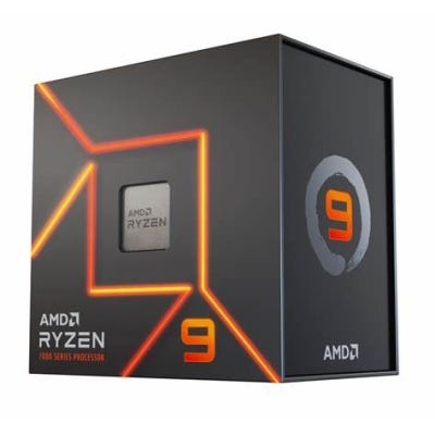 Microprocesador AMD Ryzen 9 7900 AM5 Con video y cooler