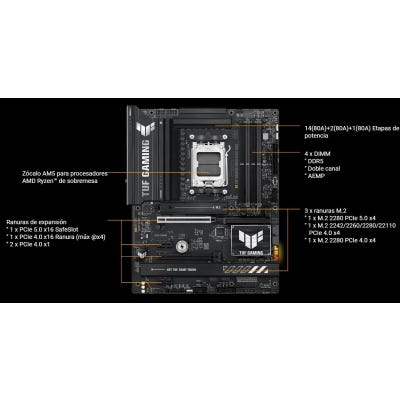 MOTHER ASUS TUF GAMING B850-PLUS WIFI