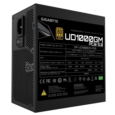 FUENTE GBT 1000W 80+GOLD MODULAR