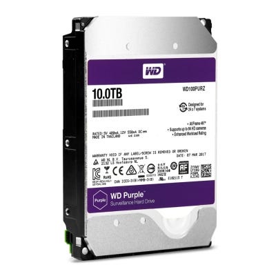 HD SATA III 10TB WD PURPLE