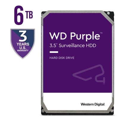 HD SATA III 6TB WD PURPLE