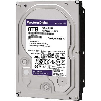 HD SATA III 8TB PURPLE WD
