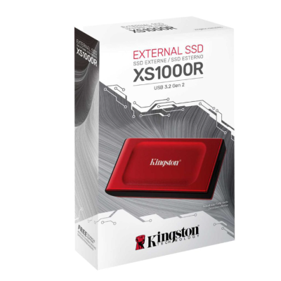 SSD 1TB Kingston externo XS1000 RED USB 